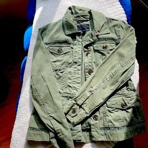 Banana Republic Peplum Utility Jacket-XS